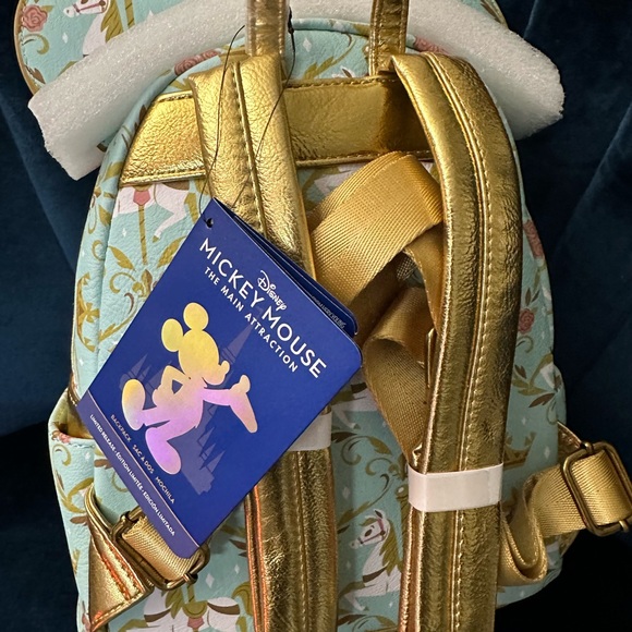 The Main Attraction Prince Charming edition, Loungefly backpack, ears and Mickey - Picture 2 of 11